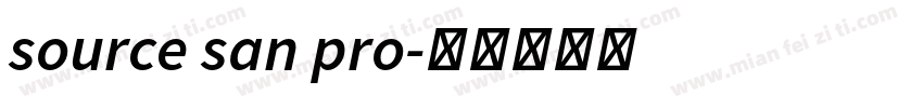 source san pro字体转换